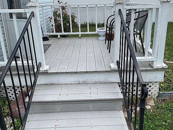 Rear porch