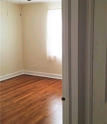 Ceiling fan in bedroom.