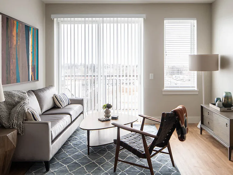 Living Room with Hard Surface Flooring
