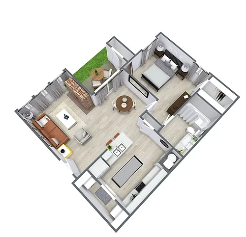 Floor plan B Plan