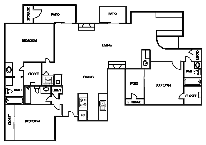 Floor plan 3A