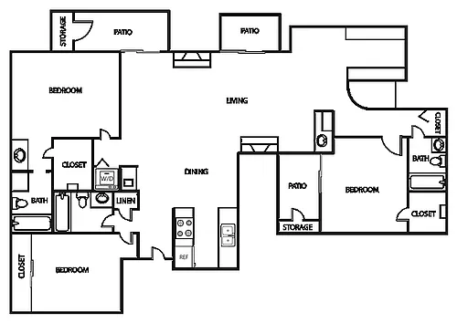 Floor plan 3A