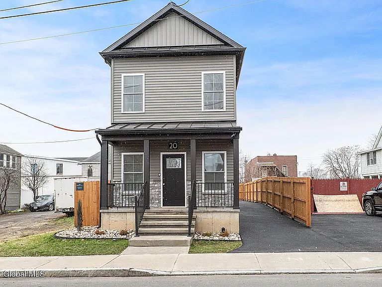 Front of the home. Unit A is the downstairs unit shown here.