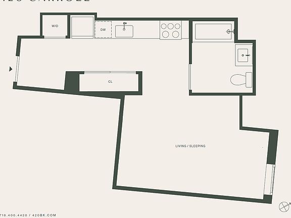 2nd image of 420 Carroll St #E1002