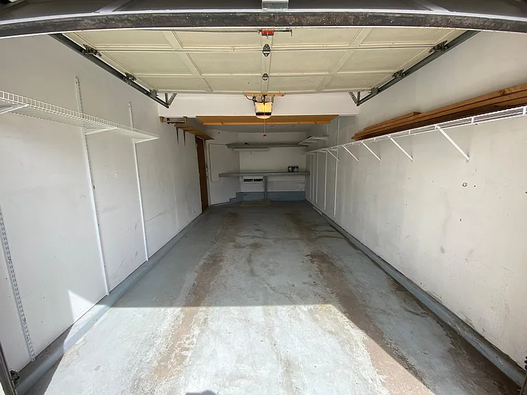 spacious garage