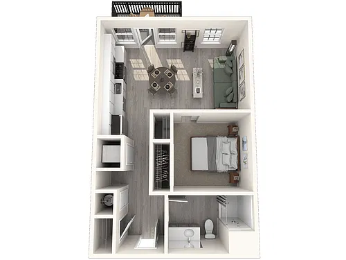 Floor plan A1 AFF