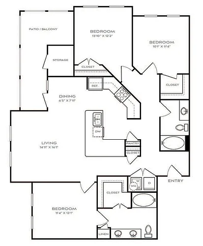 Floor plan C1