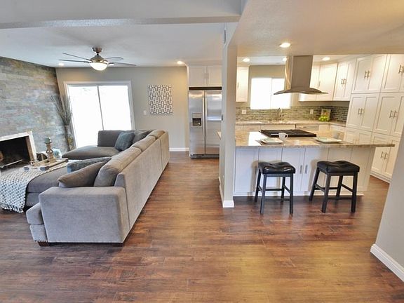 1st Floor Open Concept Living, Dining Kitchen