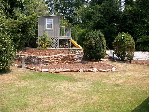 playhouse on upper terrace