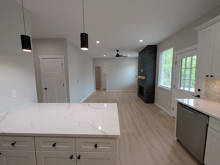 Kitchen facing Dining Room