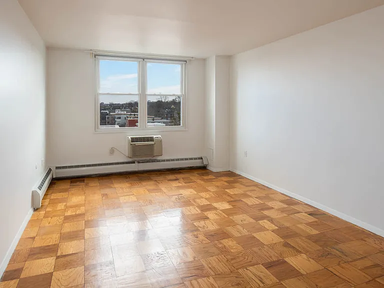 Bedroom with Parquet Flooring