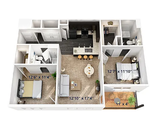 Floor plan Caesar
