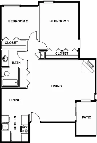 Floor plan 2X1