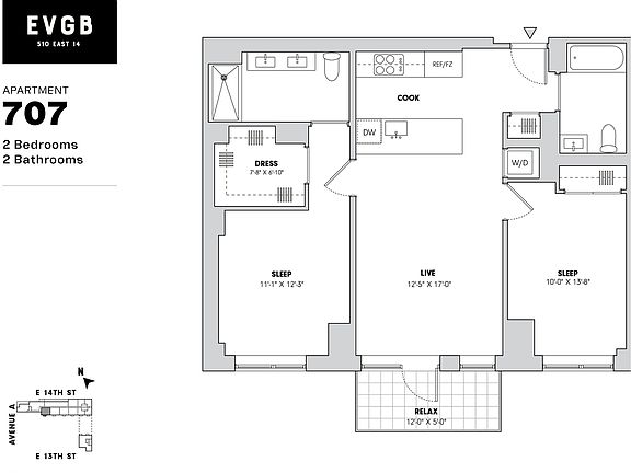 2nd image of 510 E 14th St APT 707