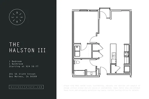 Floor plan Halston III