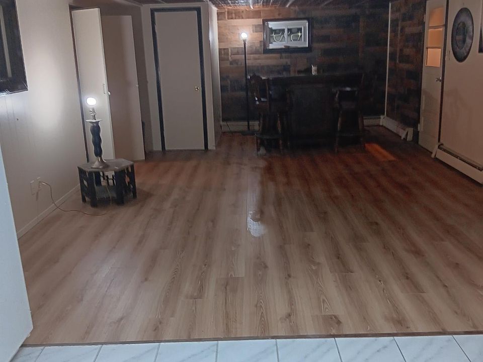 Living room with bar area