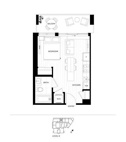 Floor plan T1-0803