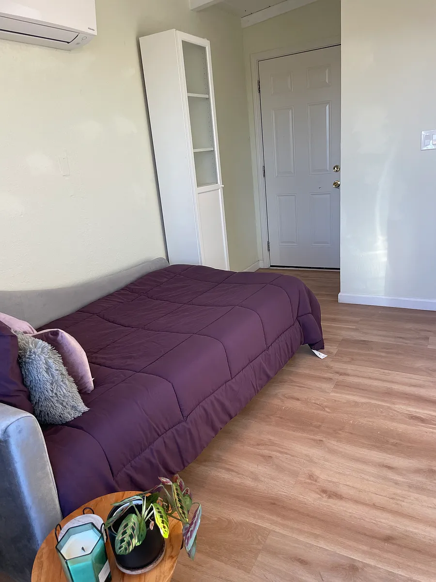 All furnishings included except plants and wooden stool - Merced St