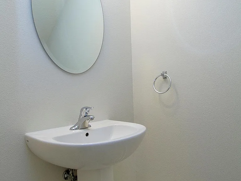 Downstairs powder room