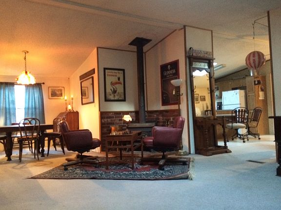 Wide angle view from front door entrance