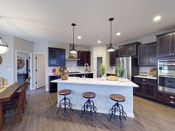 Sulton model home spacious kitchen by William Ryan Homes