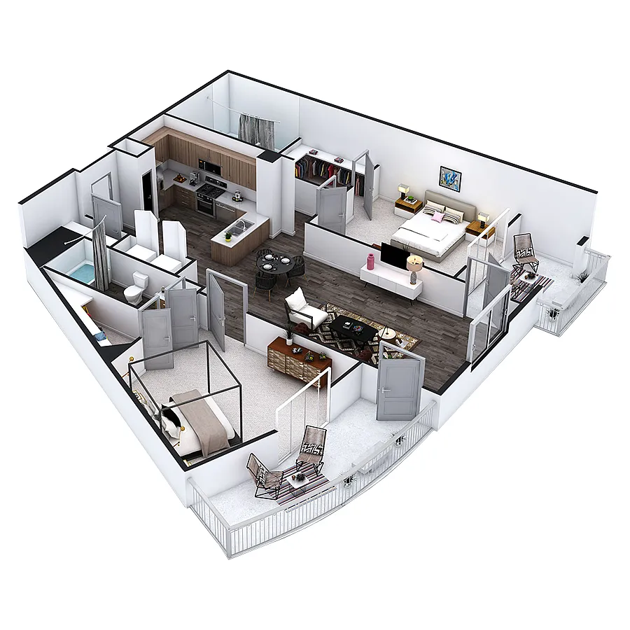 Floor plan Hermosa
