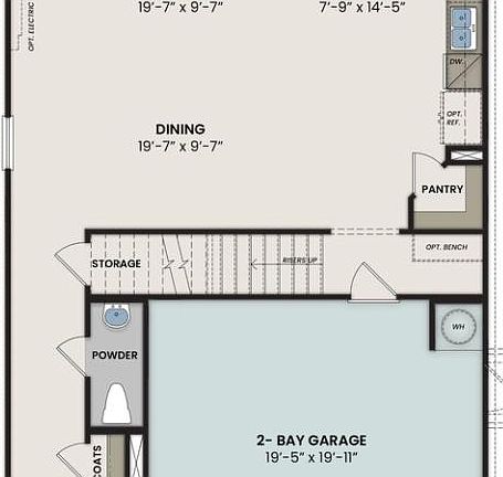 The Burton First Floor Plan