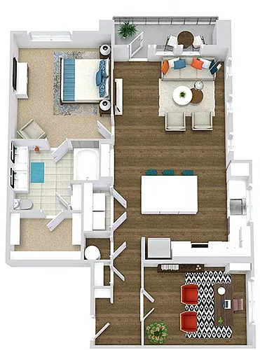 Floor plan Lilly with Study