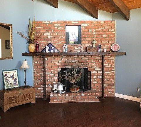 Fireplace in Living room