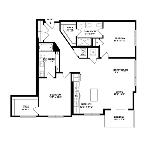 Floor plan B11