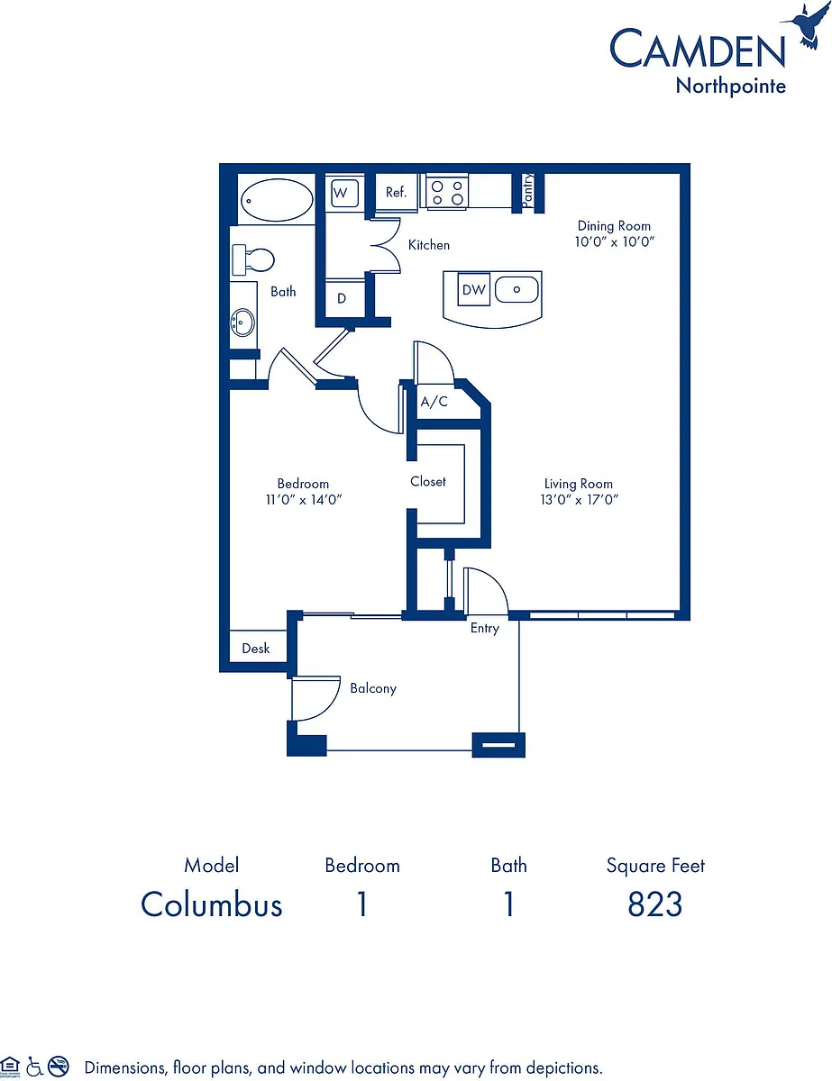 Floor plan Columbus