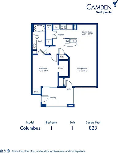 Floor plan Columbus