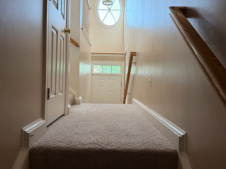 Looking toward the front door