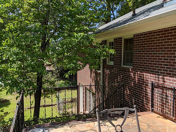 Patio with stairs - basement