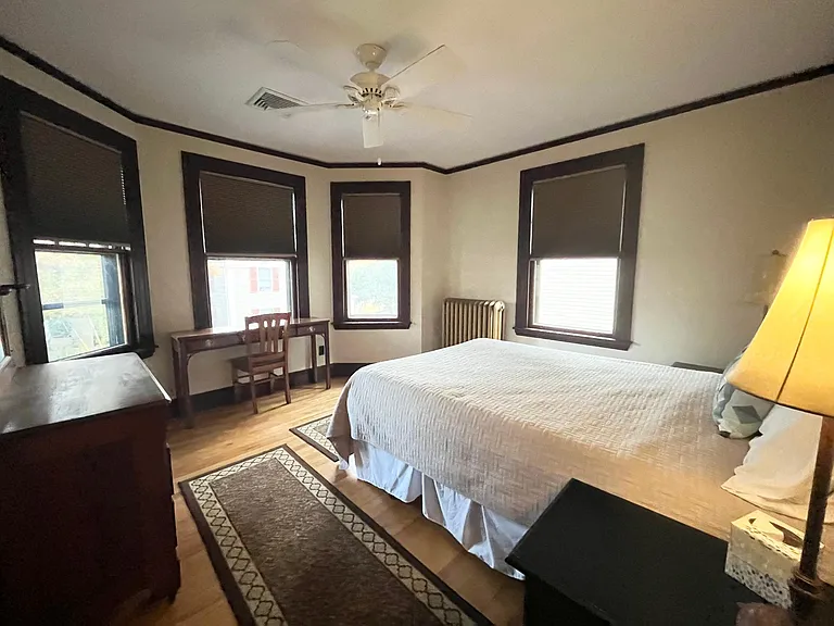 Third bedroom on second floor. Queen size bed.