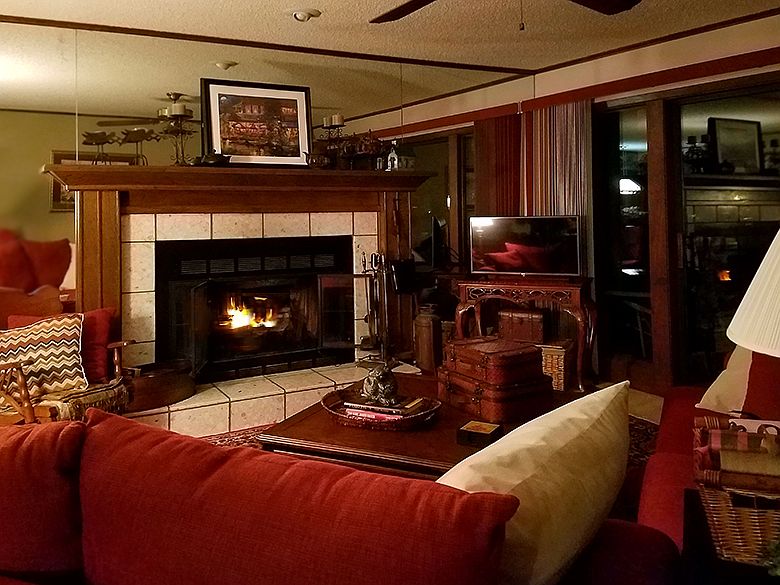 Living Area Fireplace