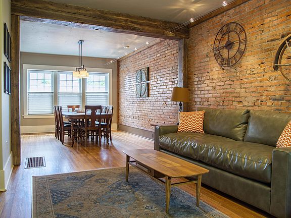 Flat screen television on opposite wall