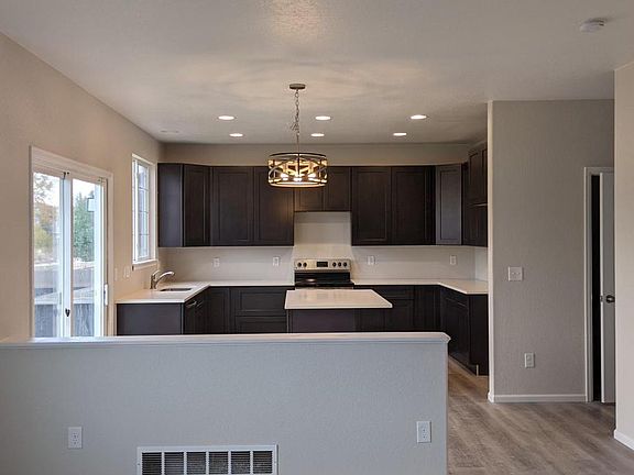 Kitchen View From Living Room