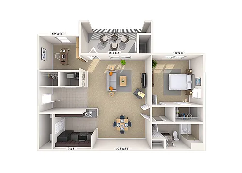 Floor plan The Cromwell