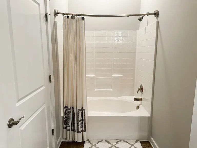 The 1-bedroom Emeline floorplan and the 2-bedroom Ellsworth floorplan both feature a spacious garden tub.