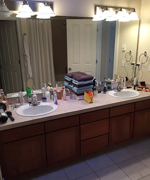 Shared upstairs bathroom