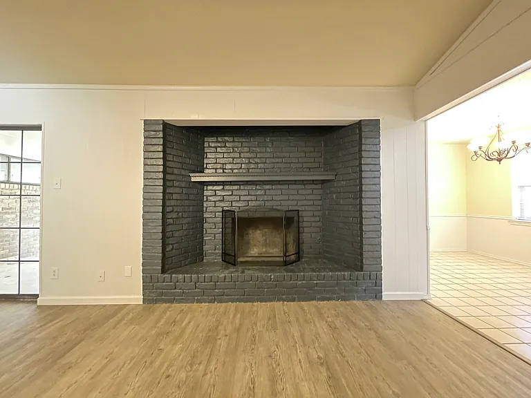Wood-Burning Fireplace