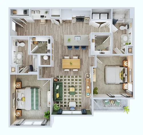 Floor plan 2B