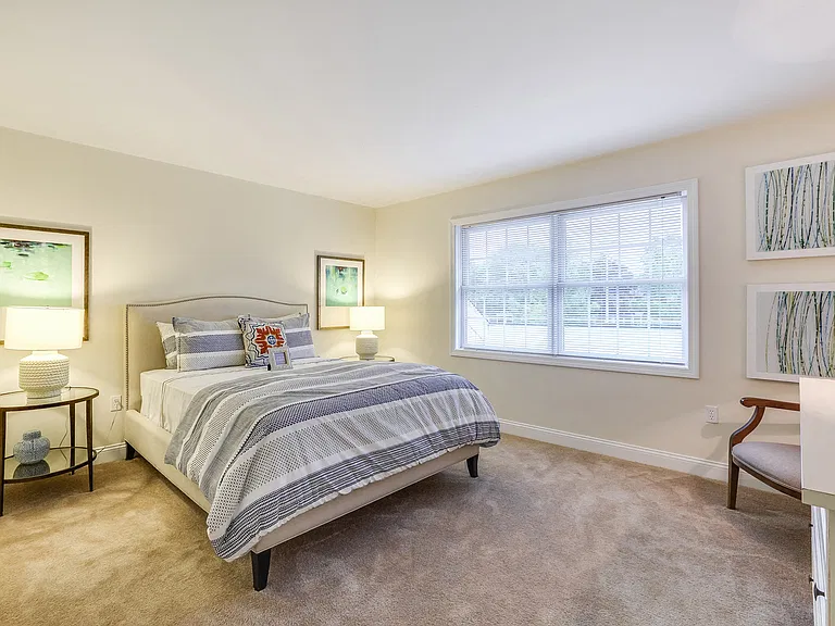 Spacious primary bedrooms
