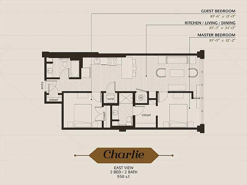 Floor plan Charlie
