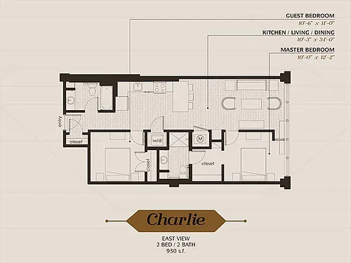 Floor plan Charlie