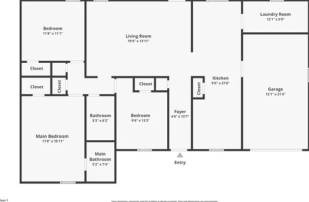 3 bed, 2.0 bath, 1254 sqft, $1,820 — Photo 3