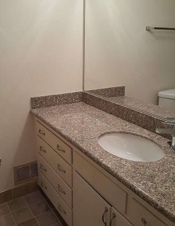 Bath with granite counter
