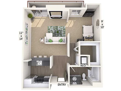 Floor plan STU-590sq-1