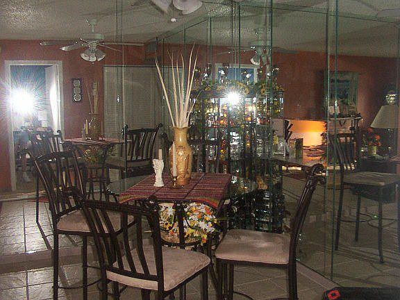 dining area, furniture included